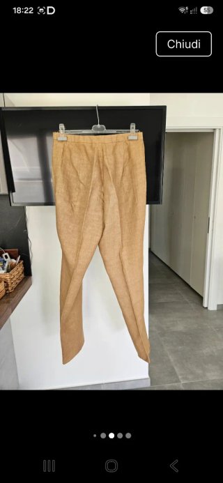 Pantalone estivo donna Elena Mirò beige