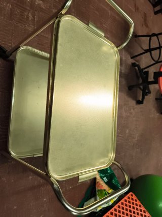 Camarera retro aluminio ligera