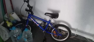 Bicicleta infantil azul