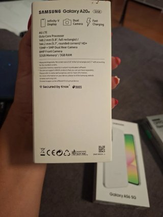 Samsung Galaxy A20e Negro/Azul