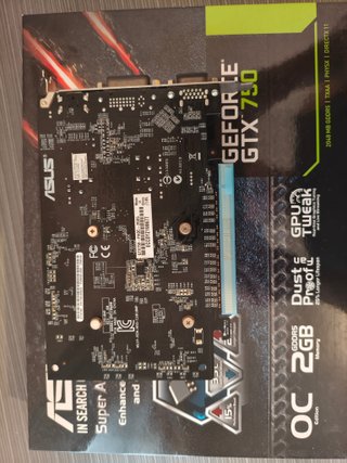 Tarjeta Gráfica Asus GTX 750 2GB