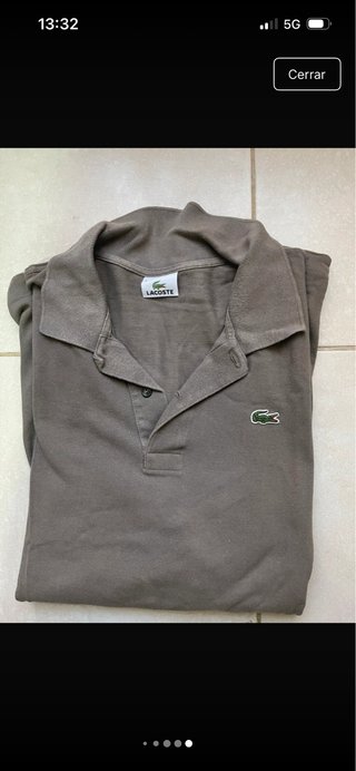 Polo Lacoste Gris