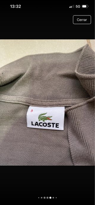 Polo Lacoste Gris