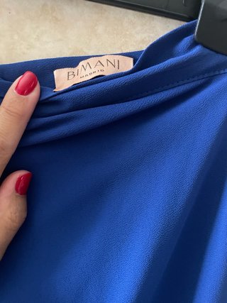 Falda Bimani azul talla S