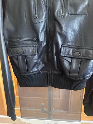 Chaqueta bomber Only negra mujer