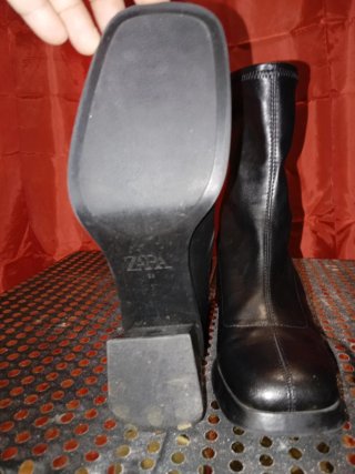 Botines Zara Talla 39 Negros