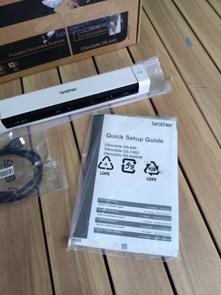 Escáner Portátil Brother DS-640 Blanco