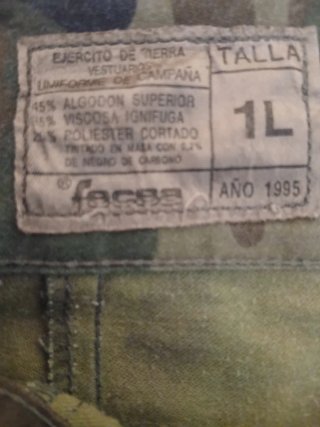 Pantalón Militar Ejército Español Boscoso Original