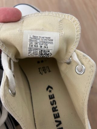 Converse Plataforma Beige Talla 38