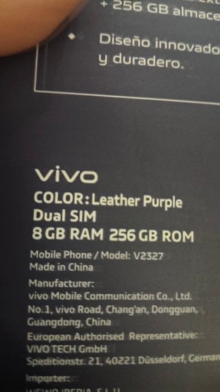 Vivo V40 SE 5G 256GB + auricolari + custodia