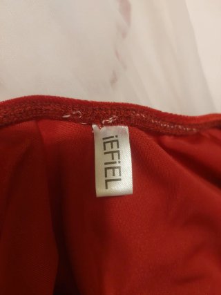Vestido ballet rojo y blanco