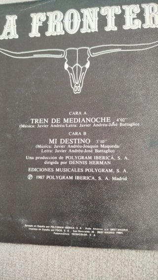 Vinilo La Frontera - Tren de Medianoche