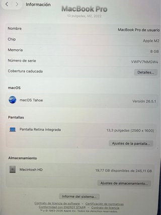 MacBook Pro M2 Argento