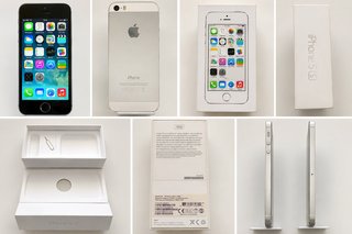 iPhone 5S 16GB Argento Scatola Originale Libera