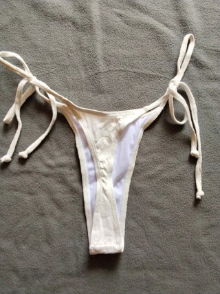 Bikini Tanga Blanco Mujer Nuevo
