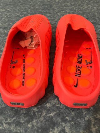 Chanclas Nike Mind Naranja y rojo