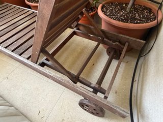 Amaca da giardino in legno Ikea con cuscini