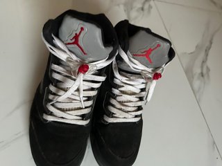 Jordan 5 Scarpe da Ginnastica Grigio Nero