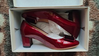 Zapatos Hogl granate UK 6
