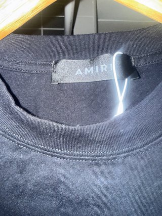 Camiseta Amiri Negra Talla L sin estrenar Etiqueta