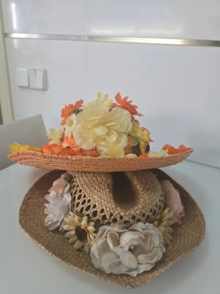 2 Sombreros RIMINI 1928 Florales