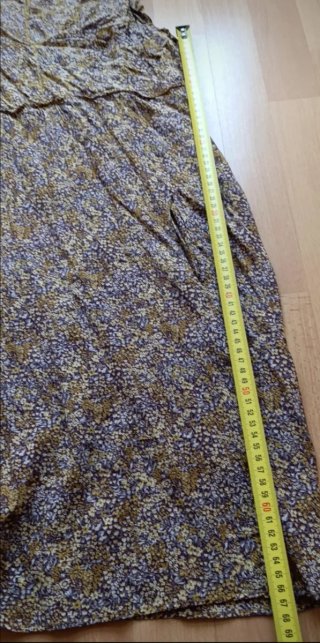 Vestido Massimo Dutti floral sin mangas T. S/M