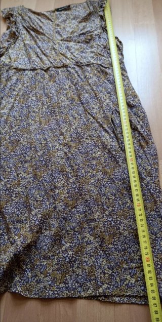 Vestido Massimo Dutti floral sin mangas T. S/M