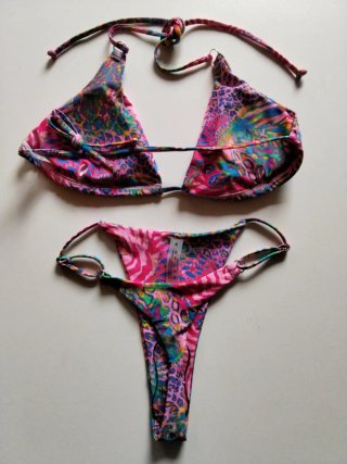 Bañador bikini estampado mujer Talla M