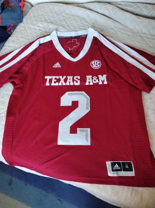 Camiseta Texas A&M Aggies NCAA fútbol americano.