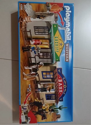 Playmobil Western Sheriff y Banco 4398