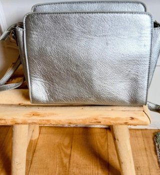 Bolso plateado