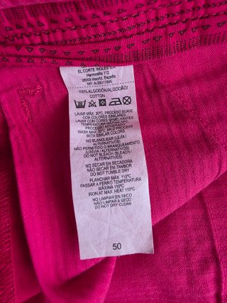 Pantalón corto estampado hombre talla 50