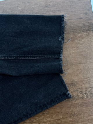 Massimo Dutti Jeans Negros Tiro Bajo Chinos
