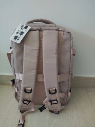 Seila - Mochila violeta de cabina con USB