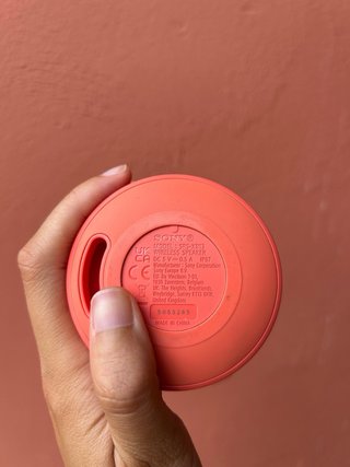 Altavoz Sony Rosa/Rojo Portátil