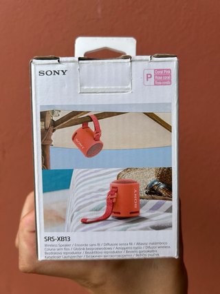 Altavoz Sony Rosa/Rojo Portátil