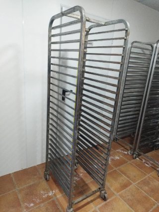 Carro Bandejero 21 Niveles Galvanizado