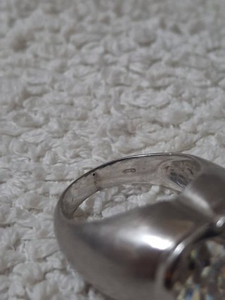 Anello Argento 925 Cuore Zirconi Misura Mignolo