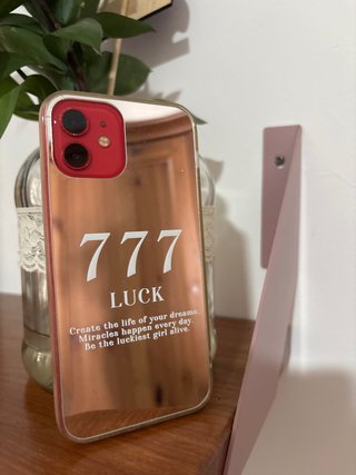 Funda iPhone 12 Rose Gold Espejo 777