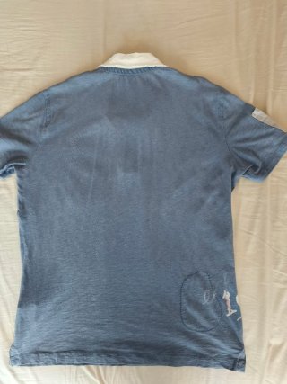 Polo Replay Original Azul Vintage Talla XL