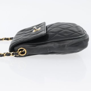 CHANEL Matelasse Chain Shoulder Bag Lamb Skin
