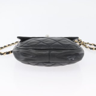 CHANEL Matelasse Chain Shoulder Bag Lamb Skin
