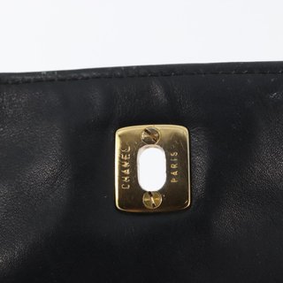 CHANEL Matelasse Chain Shoulder Bag Lamb Skin