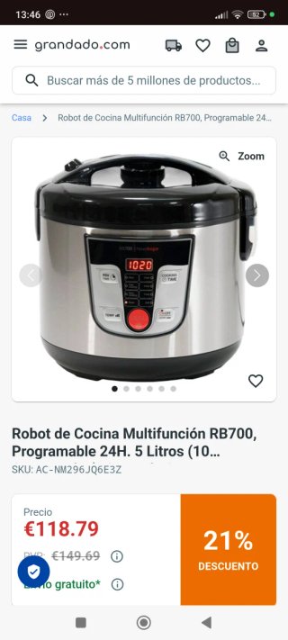 Robot de Cocina Newcook Silver