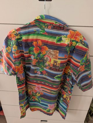 Polo Ralph Lauren Camisa Hawaiana Talla M