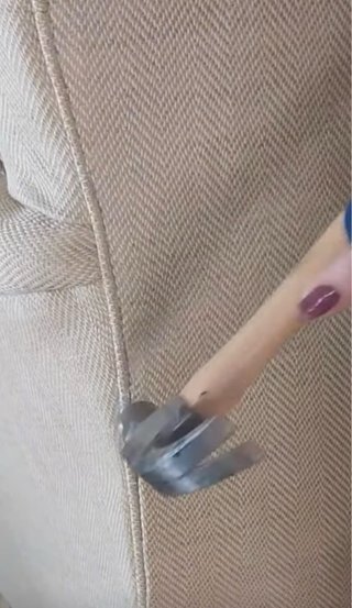 1,5m Tira de aluminio cierre trasera tapicería