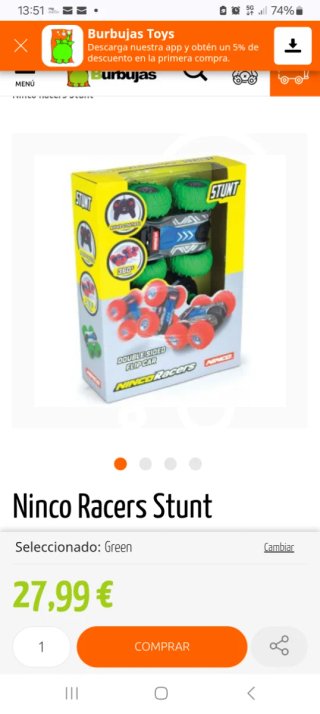 Coche teledirigido Ninco Stunt