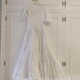 Vestido Gitano Flamenco Blanco
