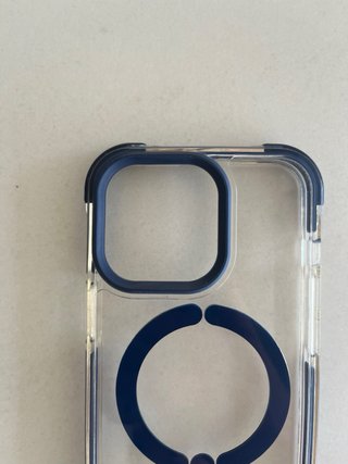 Funda iPhone 13 Pro MagSafe Transparente Azul