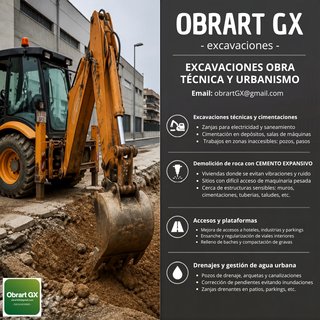Excavacions/demolicions - Excavaciones/demolición